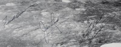 Lot #3149 Apollo 8 Signed 25th Anniversary Poster - Image 2