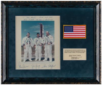 Lot #3174 Apollo 10 Signed Photograph - Image 1