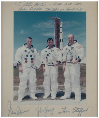 Lot #3174 Apollo 10 Signed Photograph - Image 2