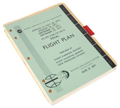 Lot #3384 Apollo 15 Final Flight Plan Manual