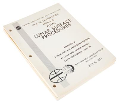 Lot #3383 Apollo 15 Final Lunar Surface Procedures Manual