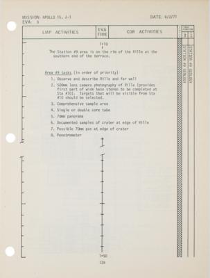Lot #3383 Apollo 15 Final Lunar Surface Procedures Manual - Image 5