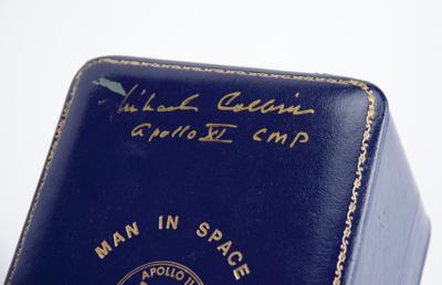 Lot #3218 Apollo 11: Silver Beaker with Case Signed by Michael Collins  - Image 6