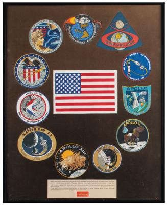 Lot #3131 Project Apollo Beta Cloth Patch Display