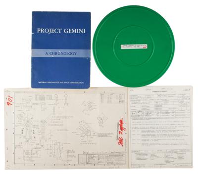 Lot #3092 Project Gemini: Film Reel, Report, and Hand Controller Blueprint