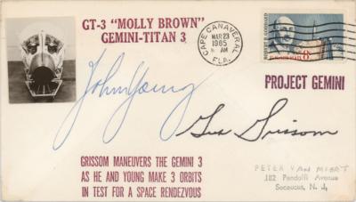 Lot #3096 John Young Signed Gemini 3 Launch Day Cover