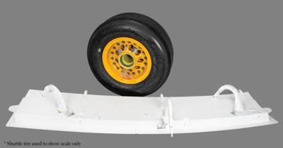 Lot #3568 Space Shuttle Nose Landing Gear Door and Hinges - Image 10