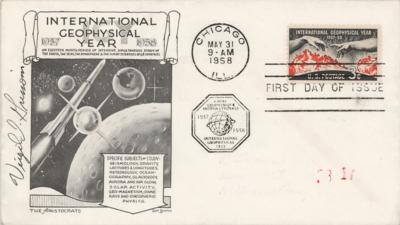 Lot #3136 Gus Grissom Signed FDC