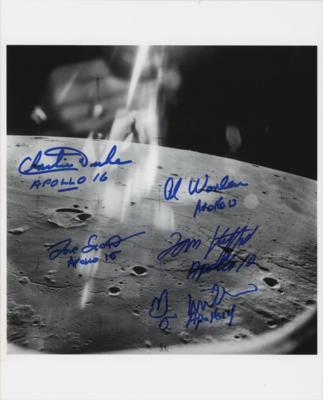 Lot #3480 Apollo Astronauts Multi-Signed Photograph - Image 1