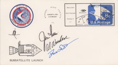 Lot #3388 Apollo 15 Signed Cover - Image 1