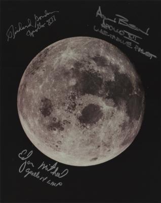 Lot #3484 Apollo Astronauts: Bean, Mitchell, and Gordon Signed Photograph
