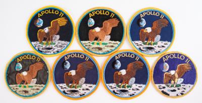 Lot #3235 Apollo 11 Lot of (7) Mission Patches