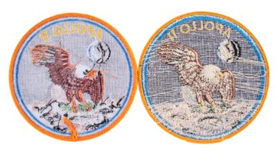 Lot #3236 Apollo 11 Pair of Lion Brothers Mission Patches - Image 2