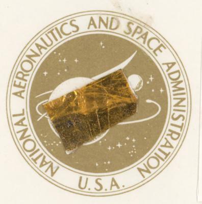 Lot #3212 Apollo 11 Flown Kapton Foil and Apollo Achievement Award: A. J. Maynard - Image 2