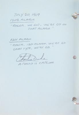 Lot #3194 Buzz Aldrin and Charlie Duke Signed 'G & N Dictionary' Manual - Image 2