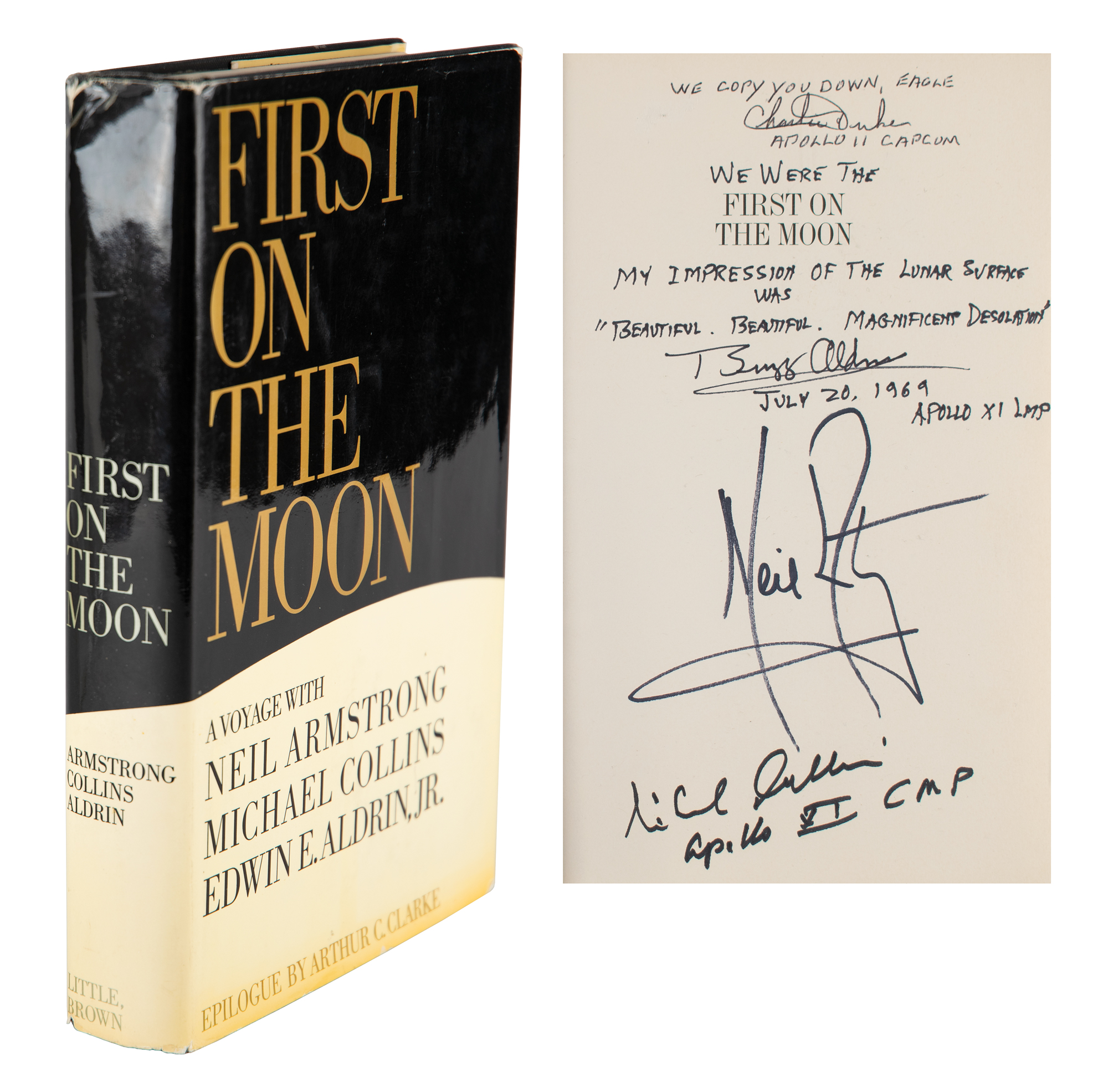 Lot #3203 Apollo 11 Signed Book