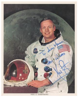 Lot #3213 Neil Armstrong Signed Photograph