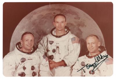 Lot #3231 Buzz Aldrin Signed Photograph - Image 1