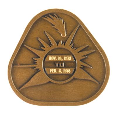 Lot #3513 Ed Gibson's Skylab 4 Unflown Bronze Robbins Medal - Image 2