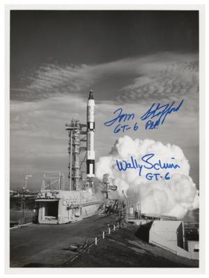 Lot #3088 Gemini 6 Signed Photograph - Image 1