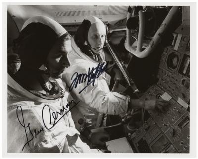 Lot #3184 Apollo 10: Cernan and Stafford Signed Photograph