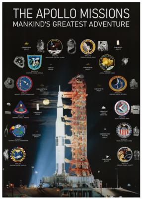 Lot #3126 Apollo Program Artifact Poster