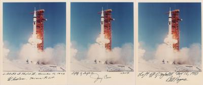 Lot #3517 Skylab 4 (3) Signed Photographs