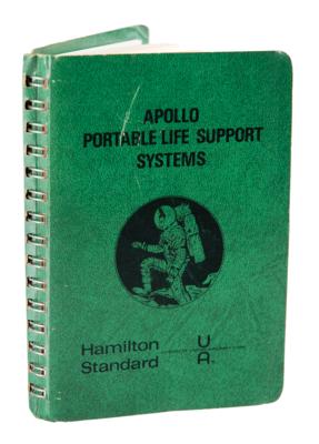 Lot #3118 Apollo Portable Life Support Systems Manual by Hamilton Standard