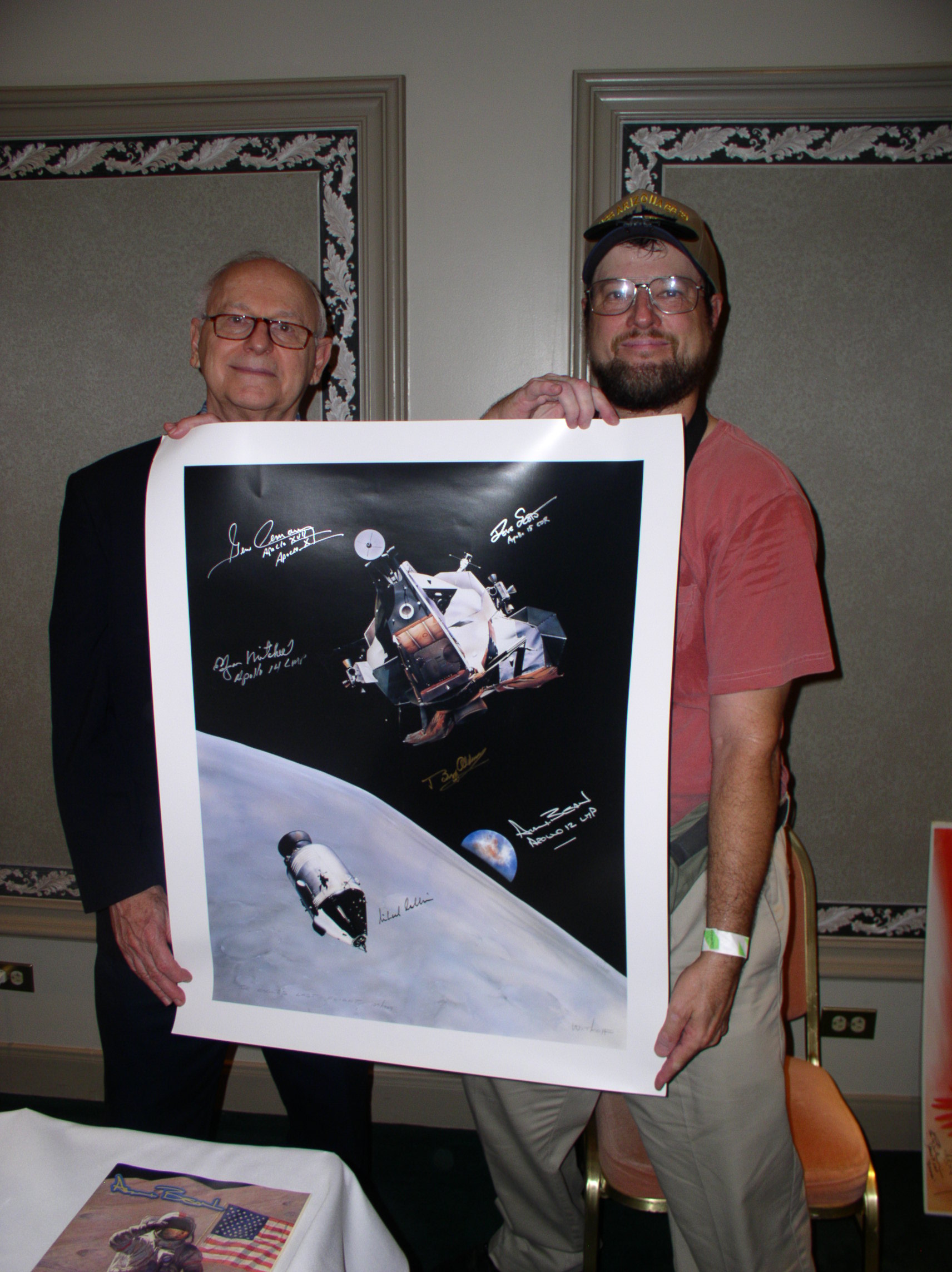 Lot #3469 Apollo Astronauts Signed Print - Image 2