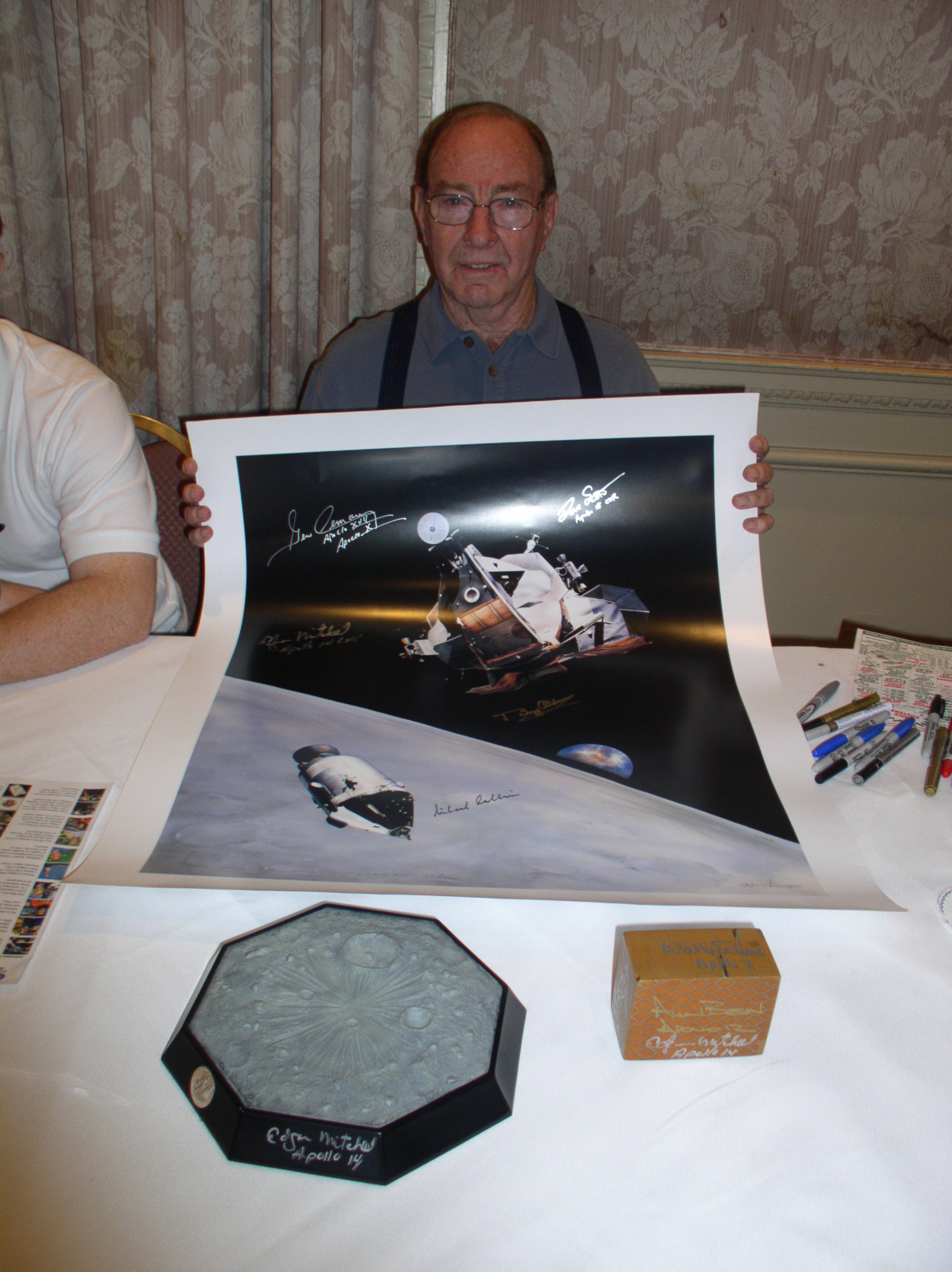 Lot #3469 Apollo Astronauts Signed Print - Image 6