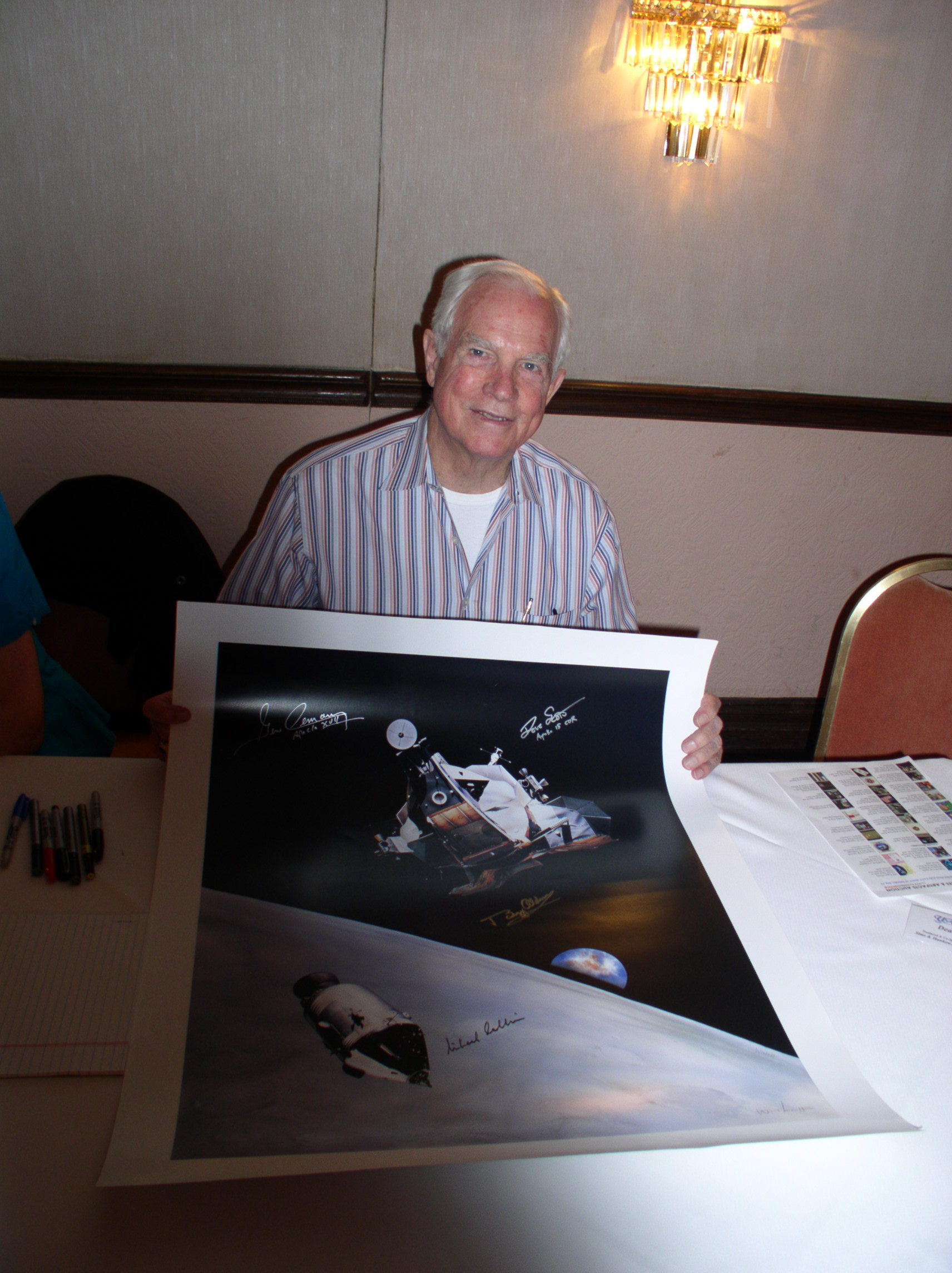Lot #3469 Apollo Astronauts Signed Print - Image 7