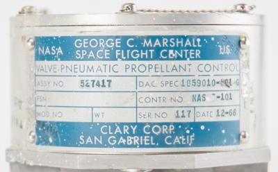 Lot #3115 Apollo Saturn V: Third Stage Pneumatic Propellant Control Valve - Image 4