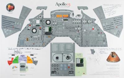 Lot #3304 Apollo 13 Signed CM Control Panel Poster