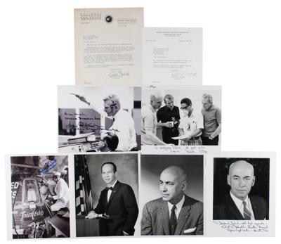 Lot #3510 NASA Engineers, Scientists, and Administrators Lot of (8) Signed Items