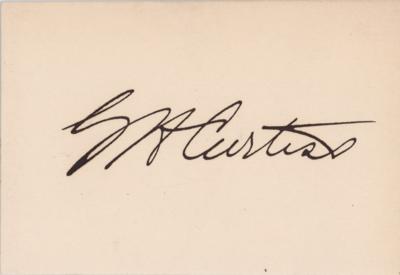 Lot #3693 Glenn Curtiss Signature