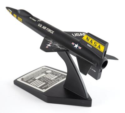Lot #3635 Pete Knight Signed X-15 Model
