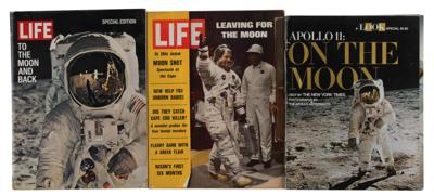 Lot #3237 Apollo 11 (3) Magazines - Image 1