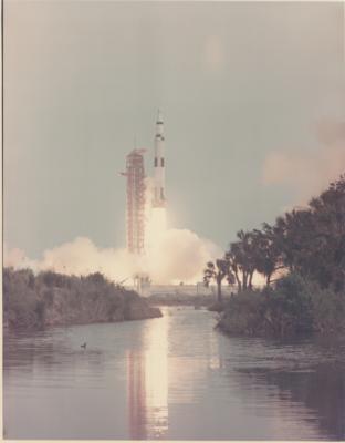 Lot #3317 Apollo 13 Oversized Launch Photograph