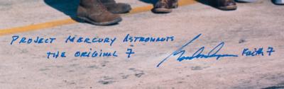 Lot #3008 Mercury Astronauts: Cooper, Carpenter, and Schirra Signed Oversized Photograph - Image 4