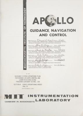 Lot #3266 Apollo 12 Guidance, Navigation & Control User's Guide - Image 2