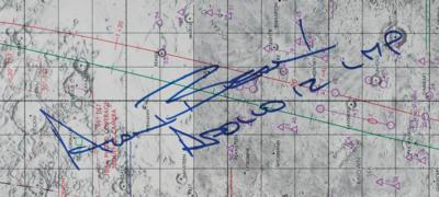 Lot #3270 Alan Bean Signed Apollo 12 Chart - Image 2