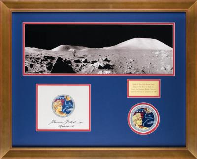 Lot #3434 Harrison Schmitt's Apollo 17 Flown Beta Cloth - Image 1