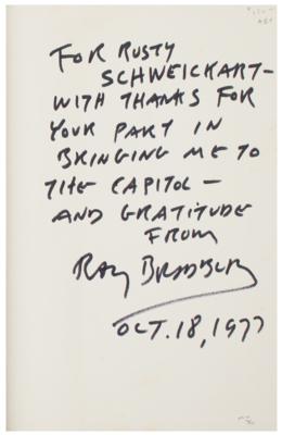 Lot #3168 Ray Bradbury Signed Book Inscribed to Rusty Schweickart - Image 2