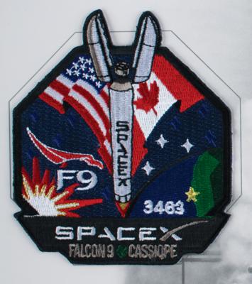 Lot #3669 SpaceX: CASSIOPE Mission Patch Display - Image 2