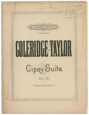 Lot #702 Samuel Coleridge-Taylor