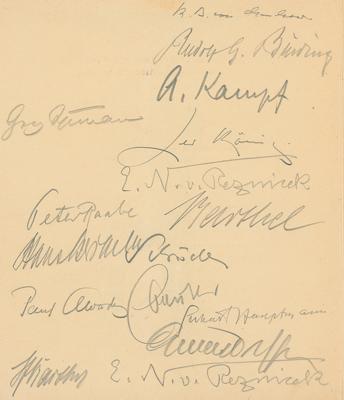 Lot #288 German Authors, Composers and Painters - Image 1