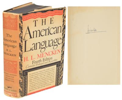 Lot #657 Lexicographers and Journalists (5) Signed Items - Image 1