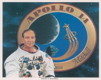 Lot #558 Edgar Mitchell Signed Photograph - Image 1
