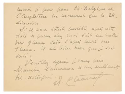 Lot #260 Jean-Baptiste Charcot Autograph Letter Signed - Image 1