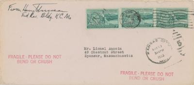Lot #159 Harry S. Truman Signed Envelope - Image 1